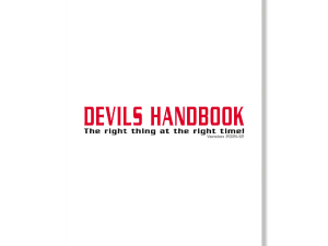 Broschlüre Devils Handbook Seite 1
