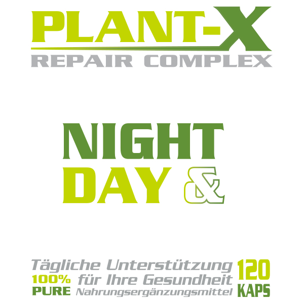 PLANT-X NIGHT & DAY - Etikett